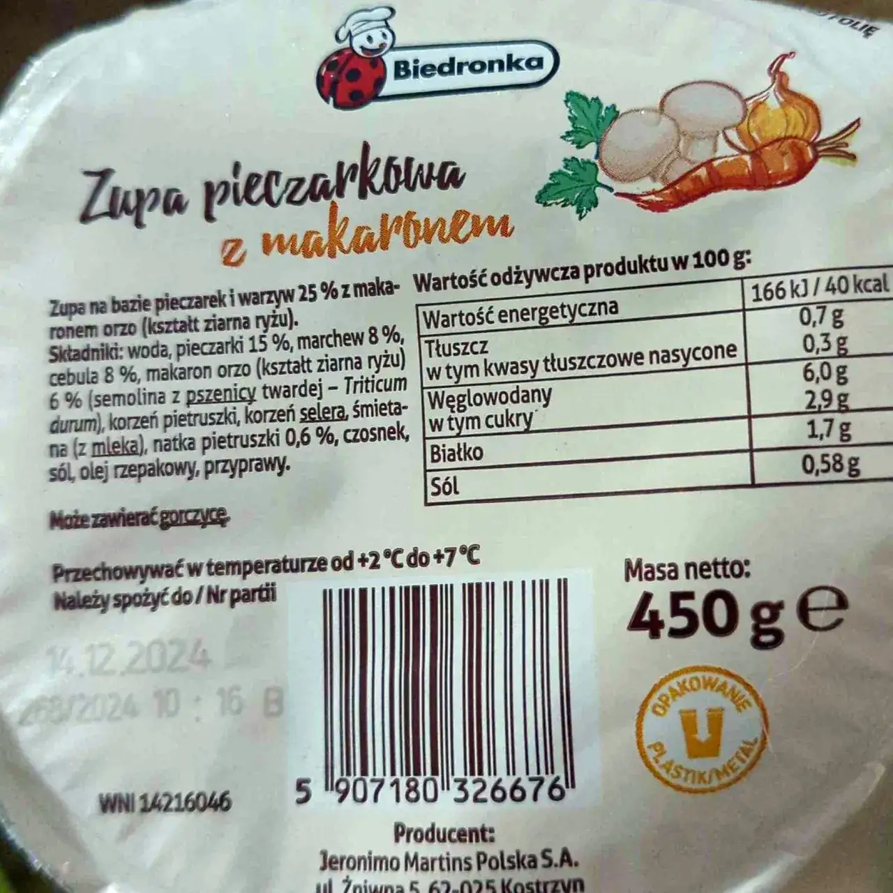 Zdjęcie Ile kalorii ma zupa pieczarkowa? Zaskakujące informacje o kaloriach